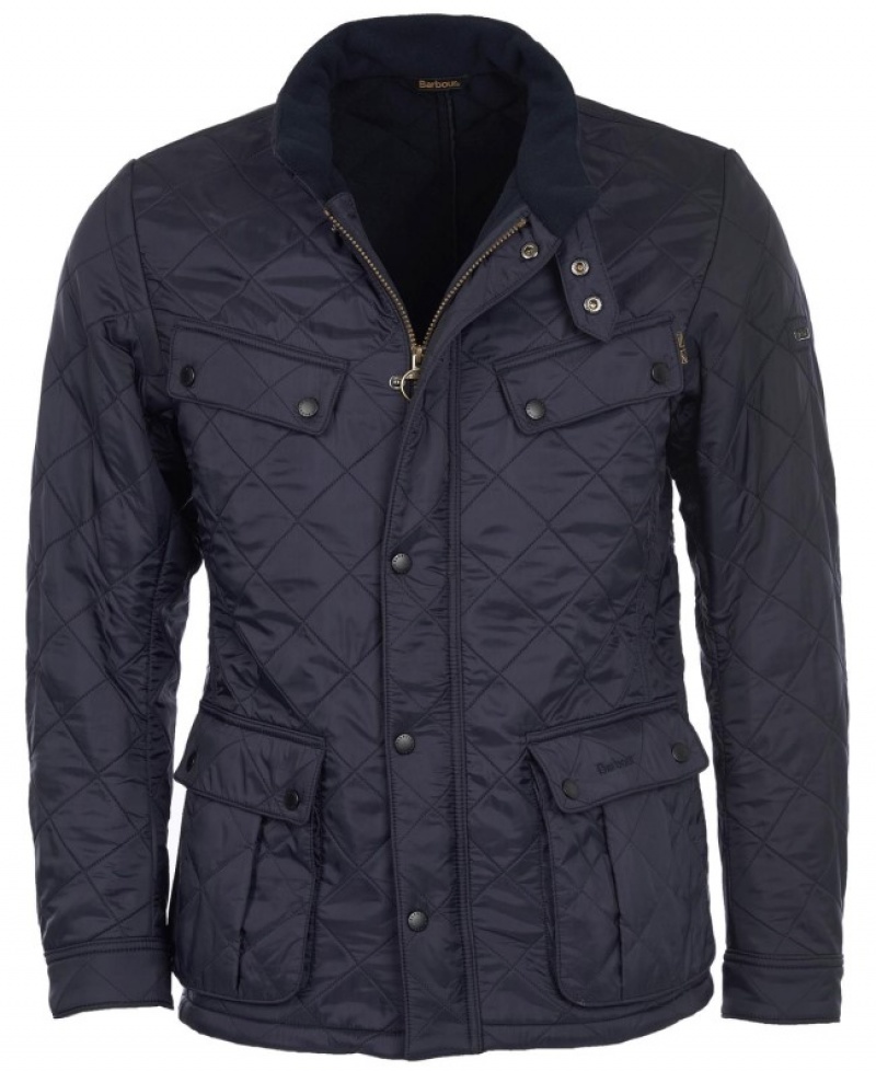 Chaqueta Acolchada Barbour B.Intl Ariel Polar Hombre Azul Marino Mexico | V7U72646