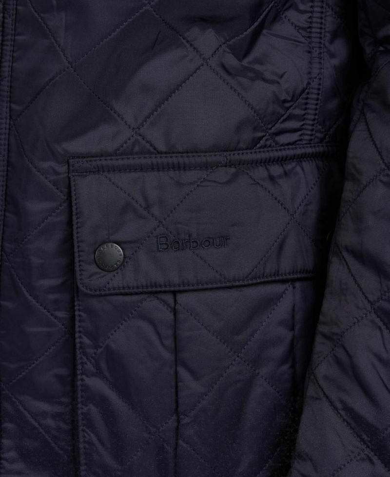 Chaqueta Acolchada Barbour B.Intl Ariel Polar Hombre Azul Marino Mexico | V7U72646