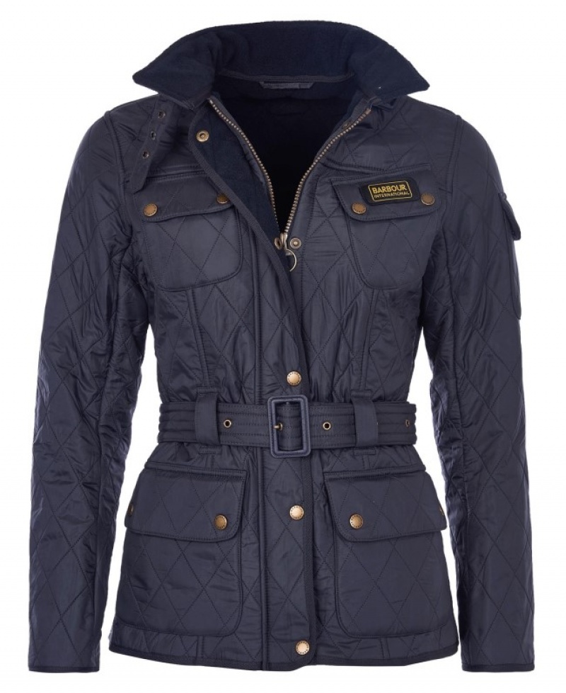 Chaqueta Acolchada Barbour B.Intl International Polar Mujer Azul Marino Mexico | E8F54787