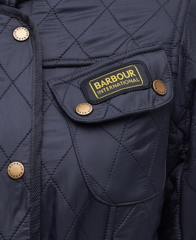 Chaqueta Acolchada Barbour B.Intl International Polar Mujer Azul Marino Mexico | E8F54787