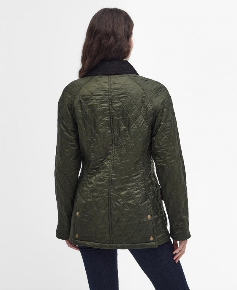 Chaqueta Acolchada Barbour Beadnell Polar Mujer Verdes Mexico | N4T32408