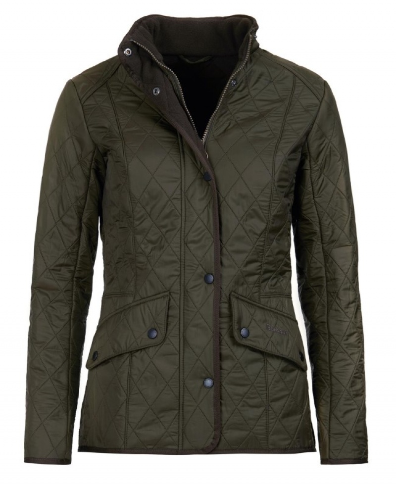 Chaqueta Acolchada Barbour Cavalry Polar Mujer Azules Mexico | M5M62464