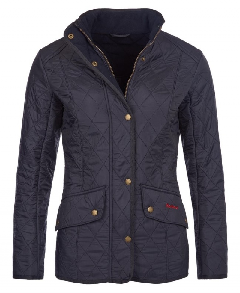 Chaqueta Acolchada Barbour Cavalry Polar Mujer Azul Marino Mexico | D6W88159