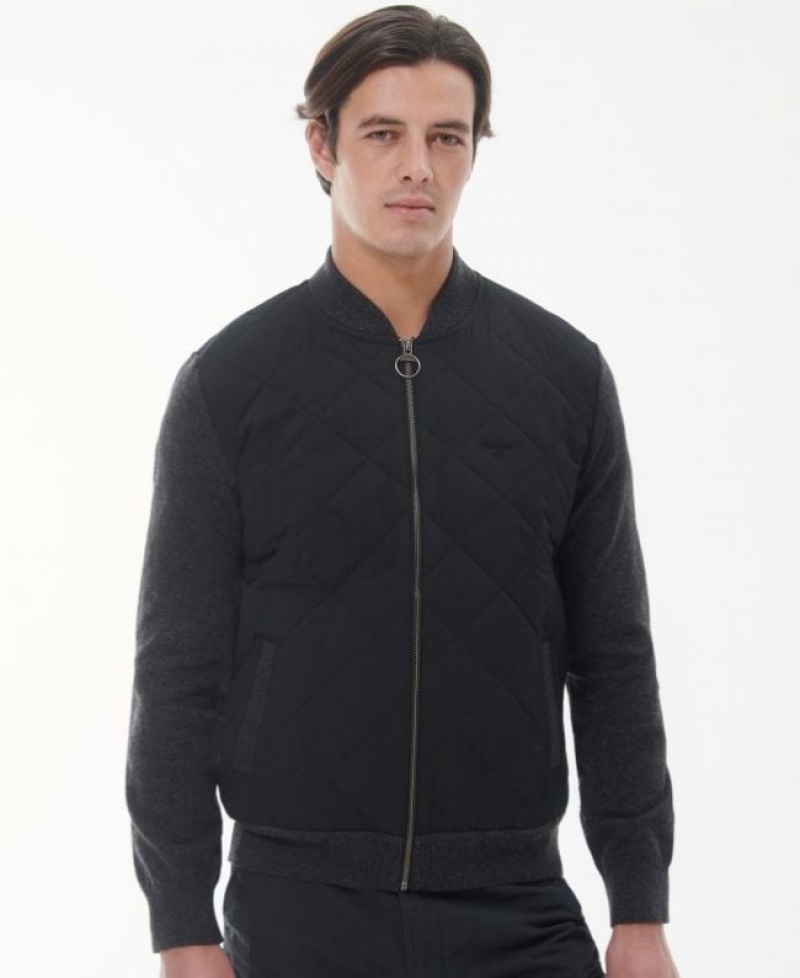 Chaqueta Acolchada Barbour Essential Zip-Thru Hombre Grises Mexico | O1F17746