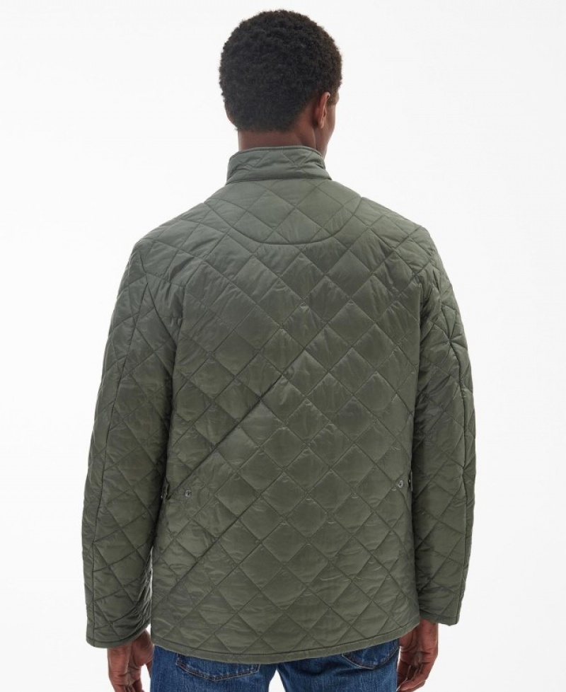 Chaqueta Acolchada Barbour Flyweight Chelsea Hombre Verdes Mexico | L8V39287