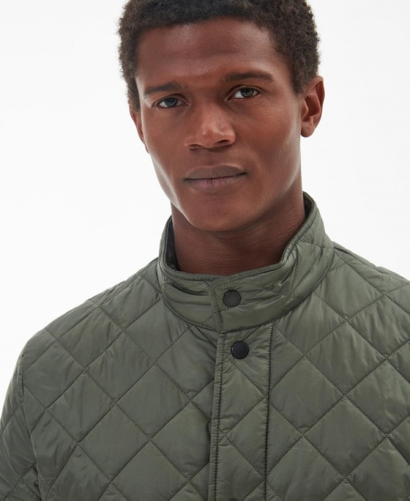 Chaqueta Acolchada Barbour Flyweight Chelsea Hombre Verdes Mexico | L8V39287