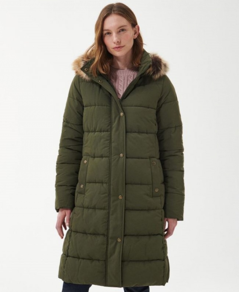 Chaqueta Acolchada Barbour Grayling Mujer Verdes Mexico | U1V28379