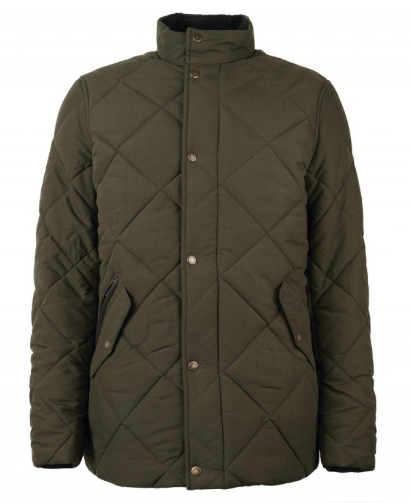 Chaqueta Acolchada Barbour Invierno Chelsea Hombre Verdes Mexico | L1G91228