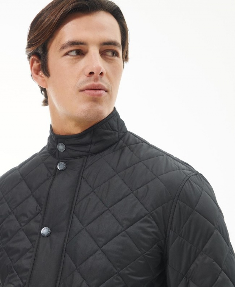 Chaqueta Acolchada Barbour Lowerdale Hombre Negros Mexico | Z5H11927