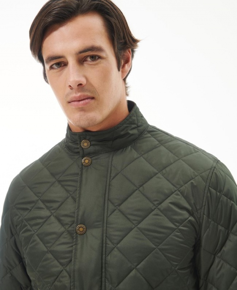 Chaqueta Acolchada Barbour Lowerdale Hombre Verdes Mexico | F8I55139