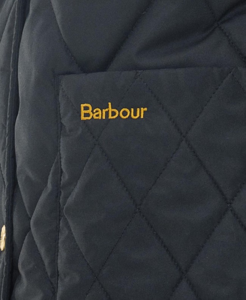 Chaqueta Acolchada Barbour Marsett Mujer Negros Mexico | X6E68487