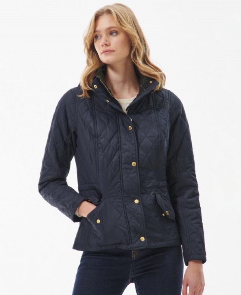 Chaqueta Acolchada Barbour Millfire Mujer Azul Marino Mexico | K9I66542