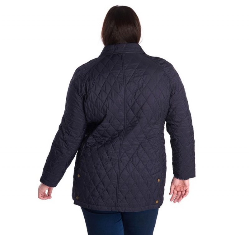 Chaqueta Acolchada Barbour Plus Summer Beadnell Mujer Morados Oscuro Mexico | Q2H06693