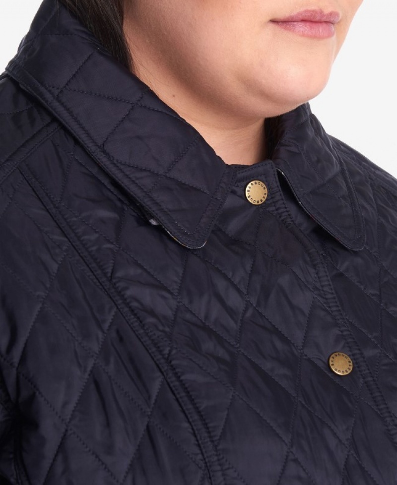 Chaqueta Acolchada Barbour Plus Summer Beadnell Mujer Morados Oscuro Mexico | Q2H06693