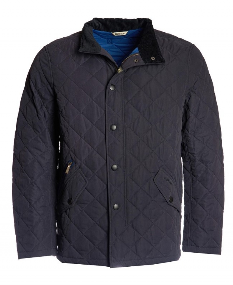 Chaqueta Acolchada Barbour Shoveler Hombre Azul Marino Mexico | L1X95177