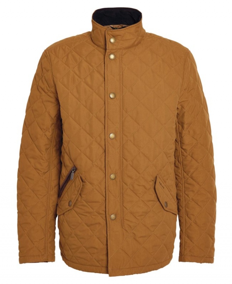 Chaqueta Acolchada Barbour Shoveler Hombre Marrom Mexico | H0E30147