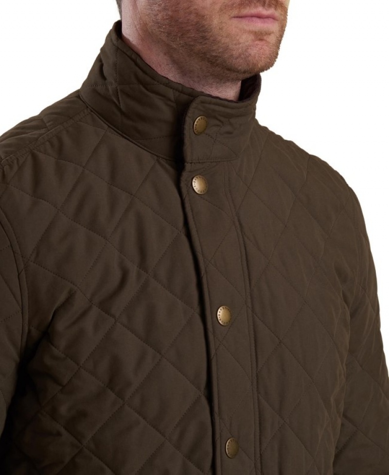 Chaqueta Acolchada Barbour Shoveler Hombre Verdes Mexico | N8V91746