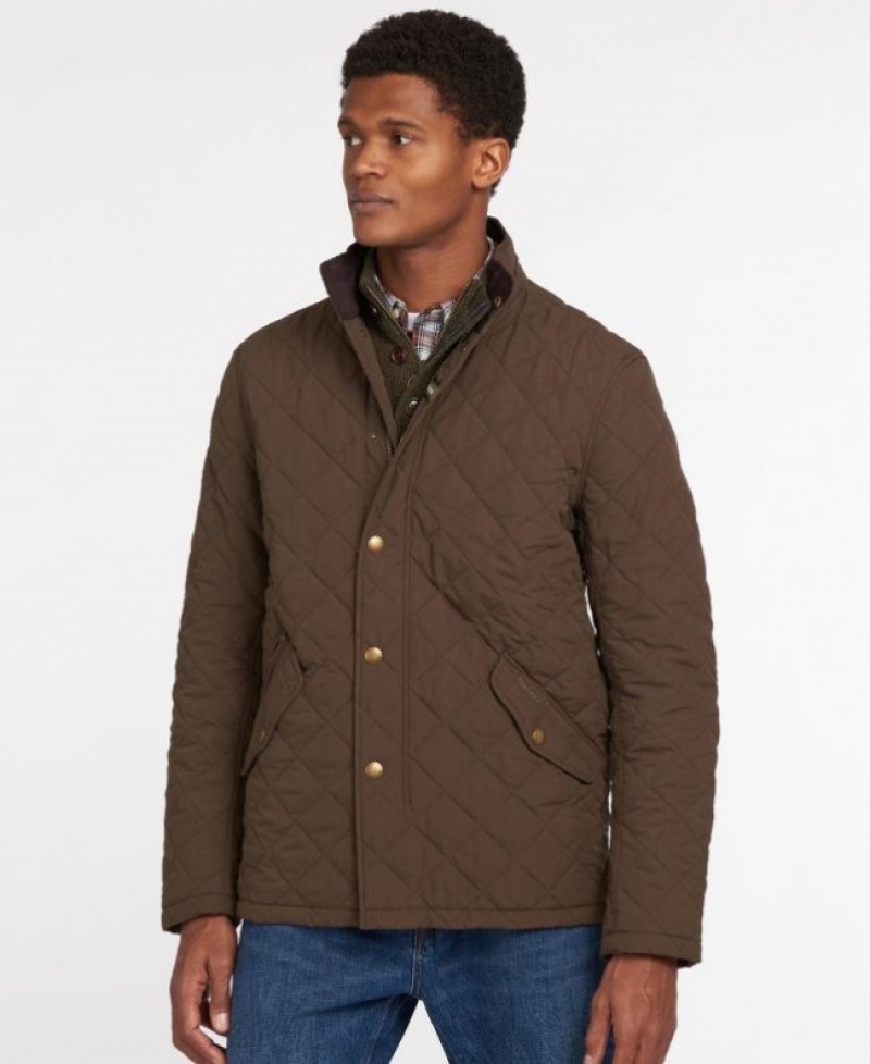 Chaqueta Acolchada Barbour Shoveler Hombre Verdes Mexico | N8V91746