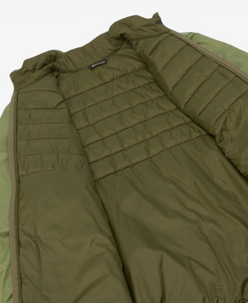 Chaqueta Acolchada Barbour Summer Baffle Hombre Verdes Mexico | M0H20006