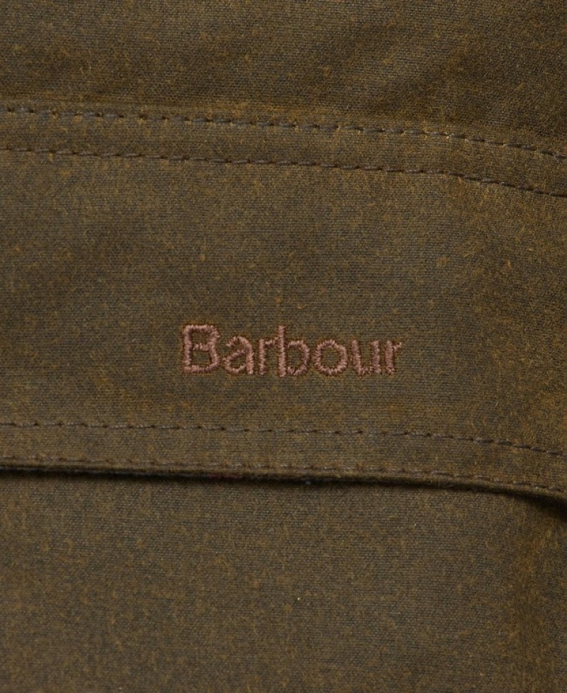 Chaqueta Encerada Barbour Acorn Algodon Mujer Verdes Mexico | O6P46745