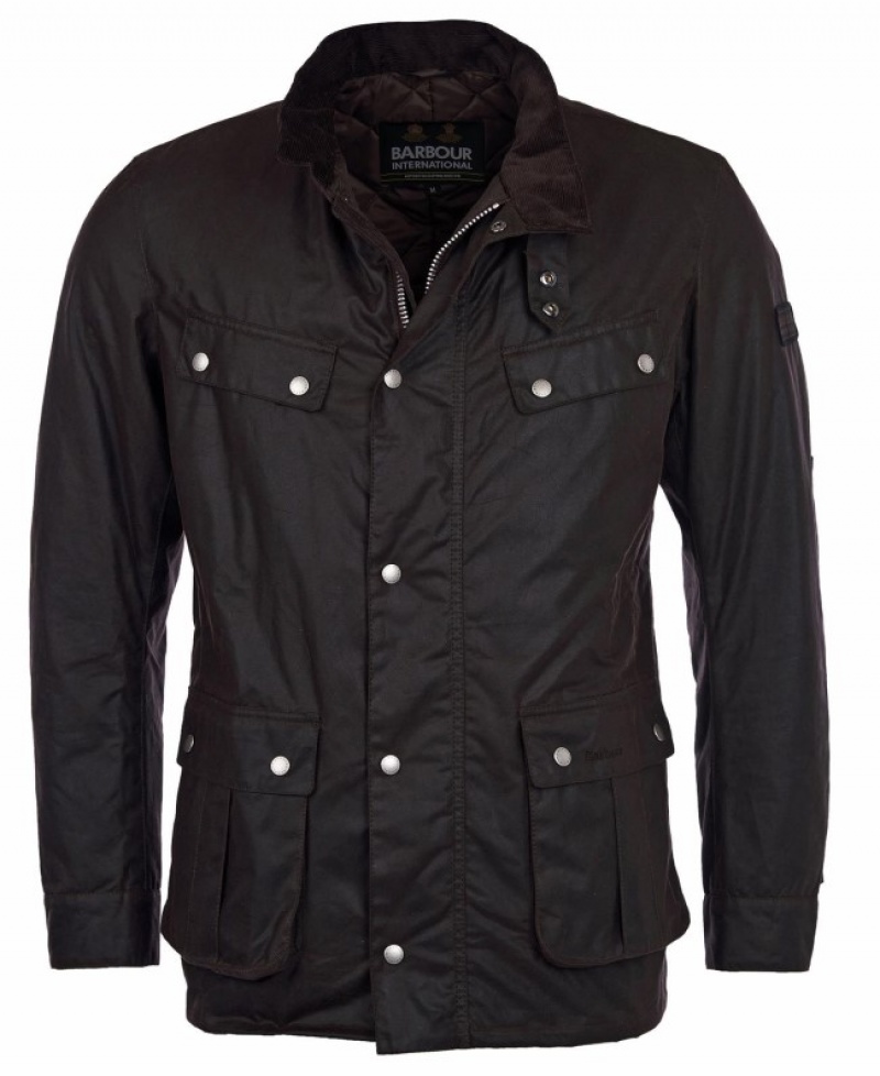 Chaqueta Encerada Barbour B.Intl Duke Hombre Marrom Mexico | Z0B24231