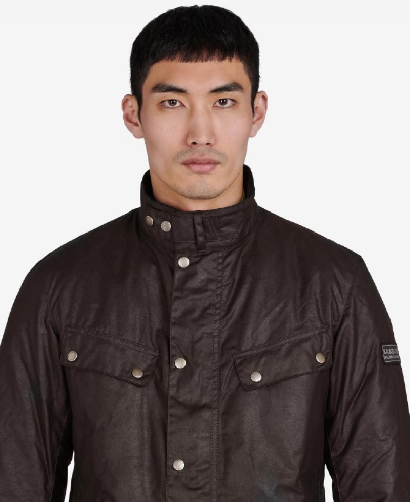 Chaqueta Encerada Barbour B.Intl Duke Hombre Marrom Mexico | Z0B24231