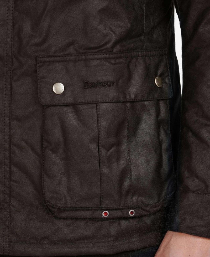 Chaqueta Encerada Barbour B.Intl Duke Hombre Marrom Mexico | Z0B24231