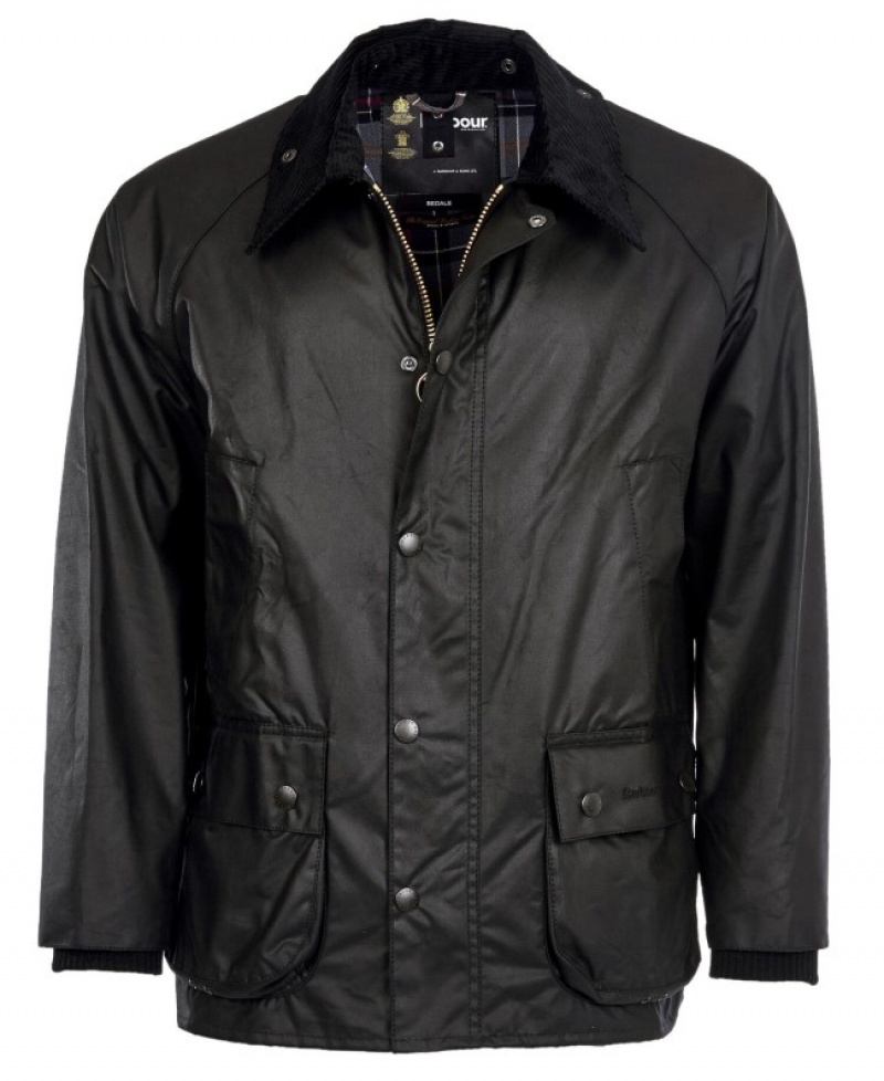 Chaqueta Encerada Barbour Bedale Hombre Negros Mexico | G3G25048