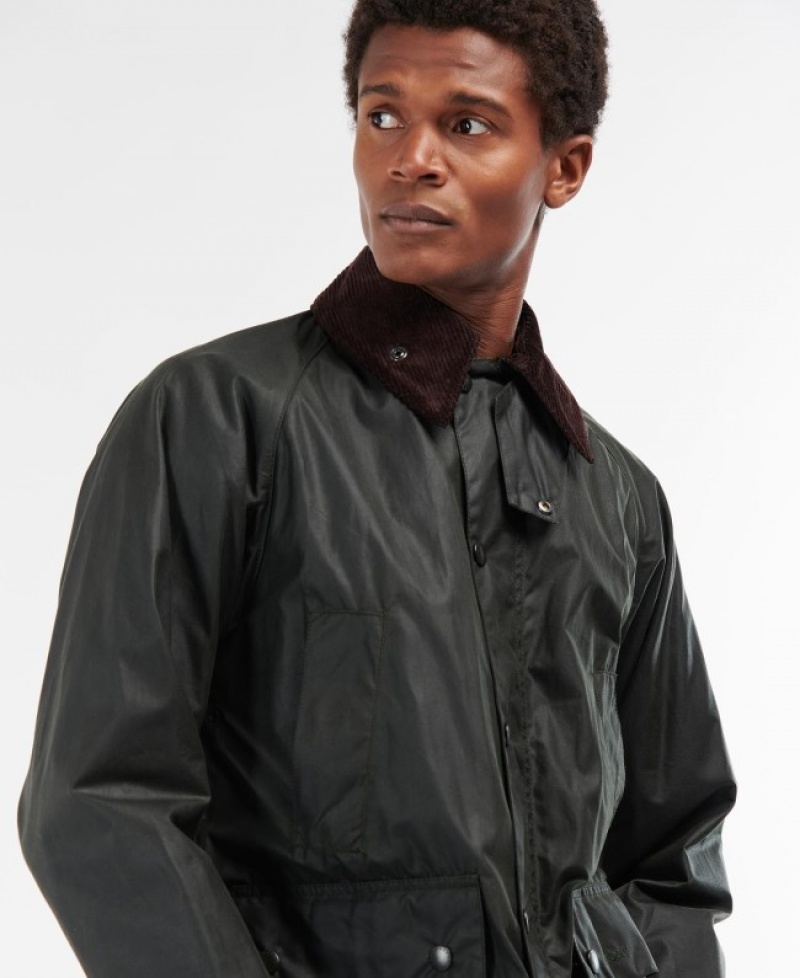 Chaqueta Encerada Barbour Bedale Hombre Negros Mexico | M6R60384