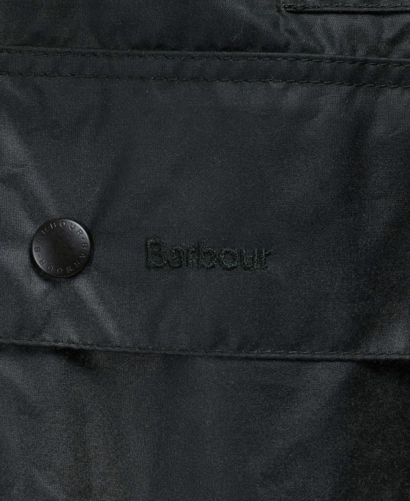 Chaqueta Encerada Barbour Border Hombre Azul Marino Mexico | Q8Y16949