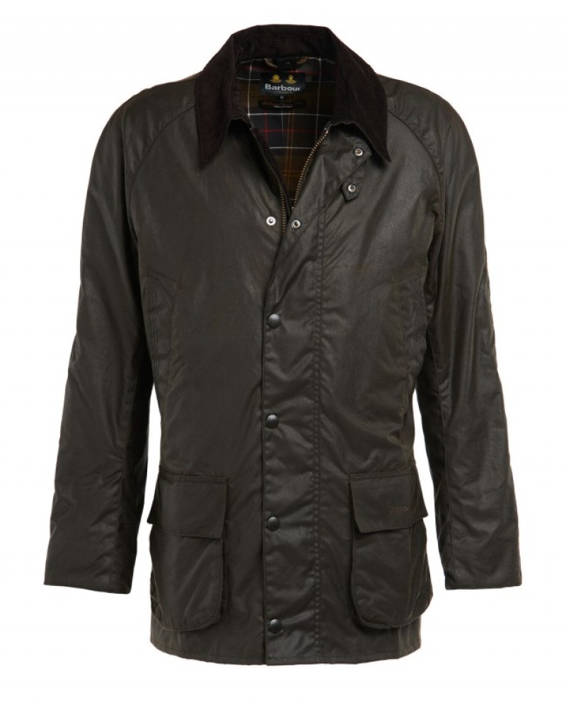 Chaqueta Encerada Barbour Bristol Hombre Verde Oliva Mexico | Z8I37347