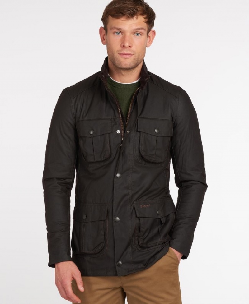 Chaqueta Encerada Barbour Corbridge Hombre Marrom Mexico | X0I29941