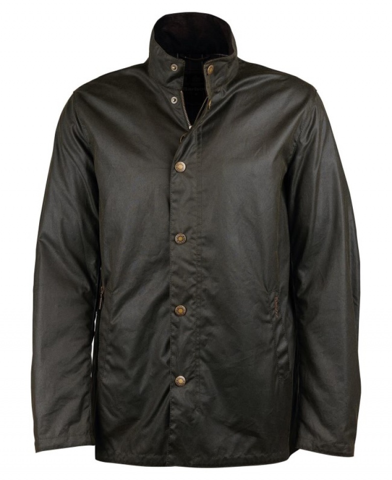 Chaqueta Encerada Barbour Evelar Hombre Negros Mexico | K0P62832