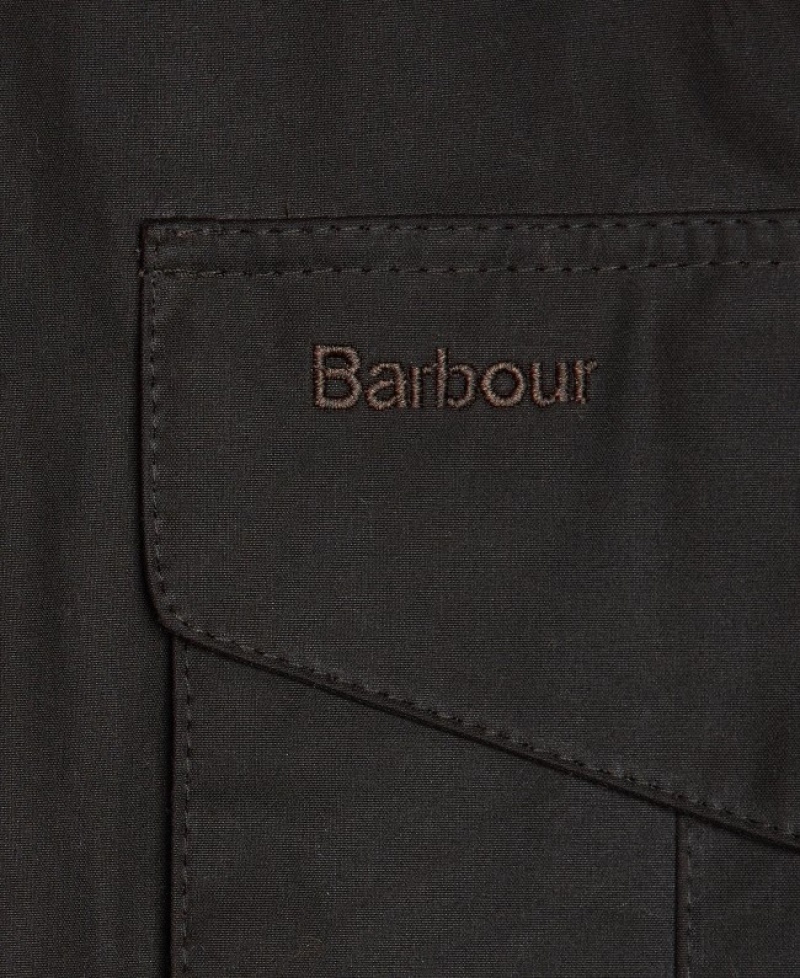 Chaqueta Encerada Barbour Hereford Hombre Marrom Mexico | S1K22284