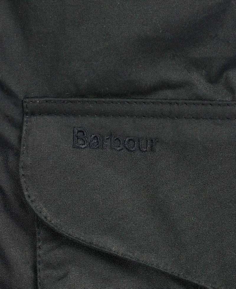 Chaqueta Encerada Barbour Hereford Hombre Azules Mexico | D1Q58421