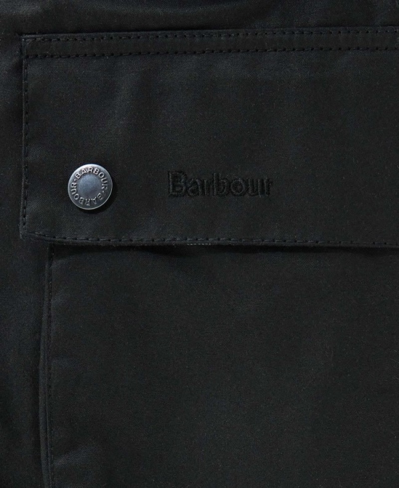 Chaqueta Encerada Barbour Invierno Bedale Hombre Negros Mexico | P6P82829