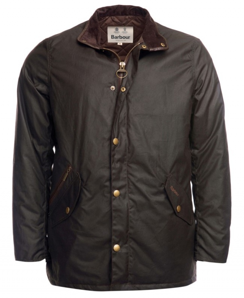 Chaqueta Encerada Barbour Prestbury Hombre Negros Mexico | M8C38078