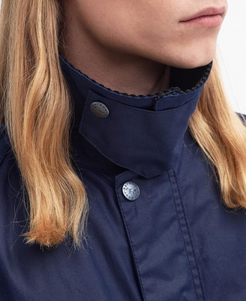 Chaqueta Encerada Barbour x Maison Kitsuné Beaufort Hombre Azules Mexico | U7E02718