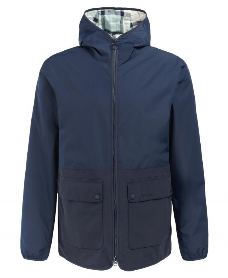 Chaqueta Impermeable Barbour Kennet Hombre Azul Marino Mexico | J3O81371