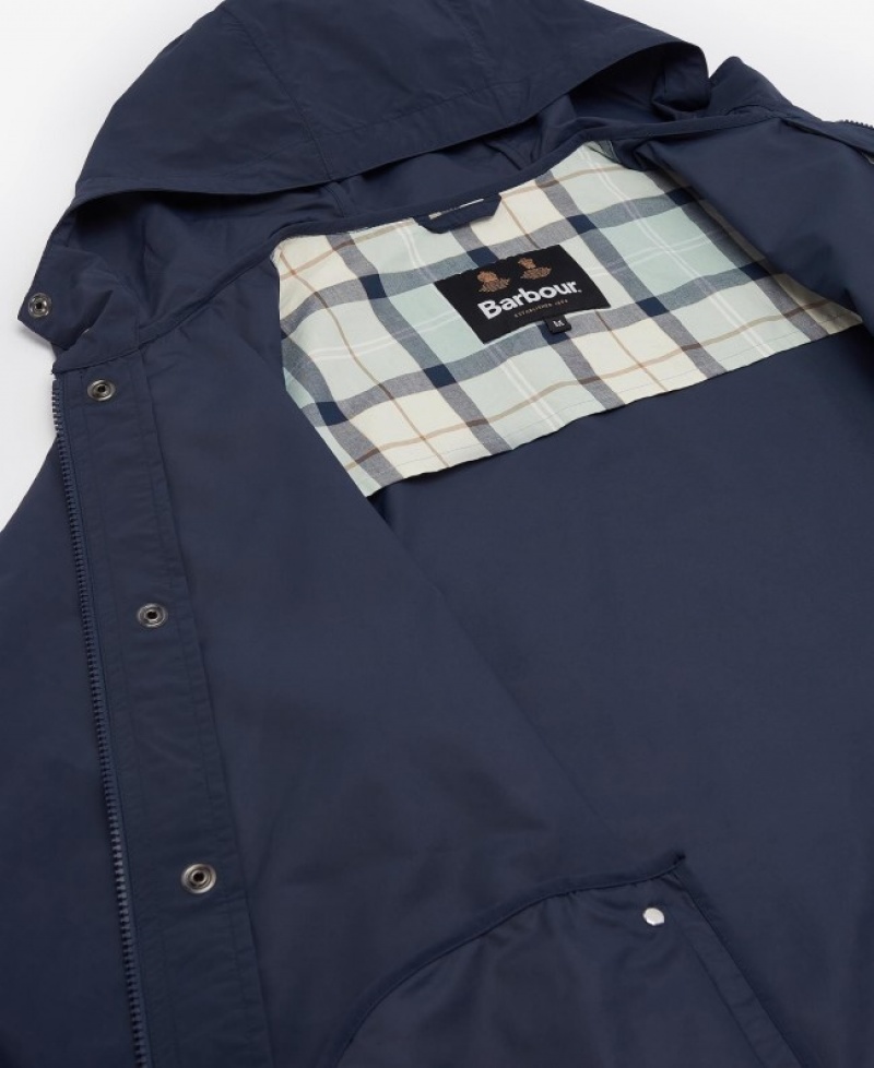 Chaqueta Impermeable Barbour Ligeros City Showerproof Hombre Azul Marino Mexico | A7Z37182