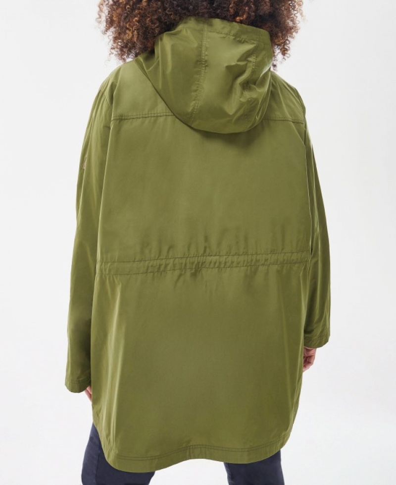 Chaqueta Impermeable Barbour Plus Maara Showerproof Mujer Verdes Mexico | I1H84044