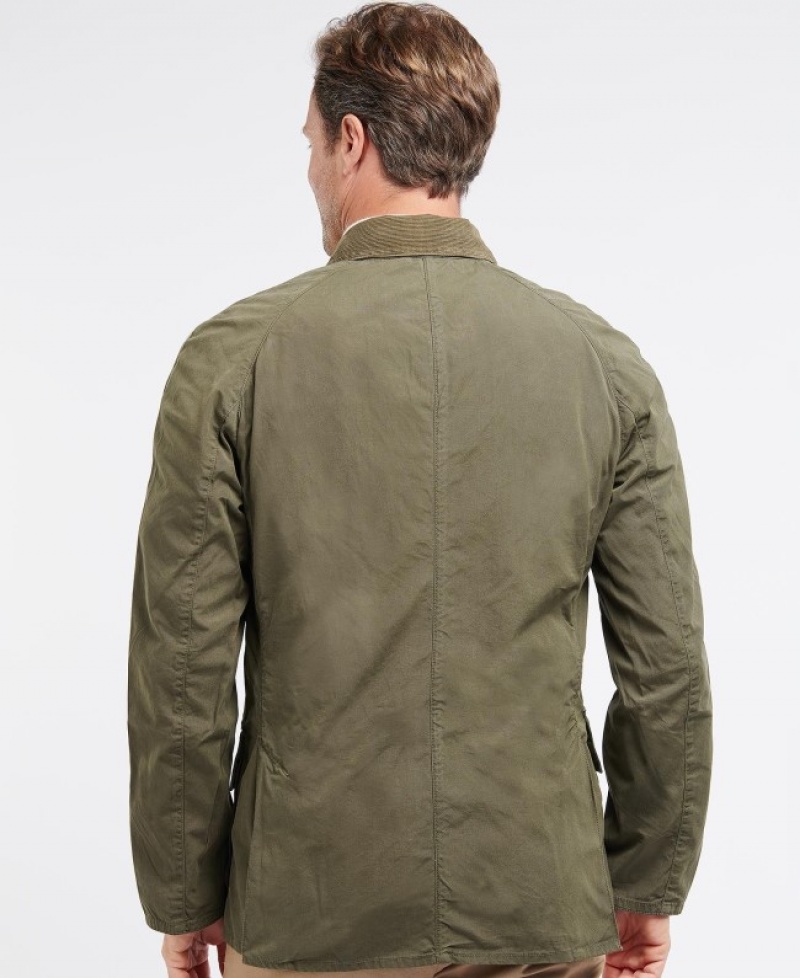 Chaquetas Casuales Barbour Ashby Hombre Verde Oliva Mexico | B3I72260