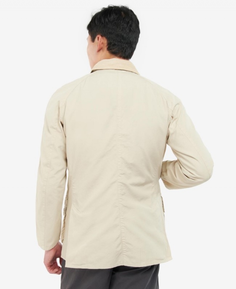 Chaquetas Casuales Barbour Ashby Hombre Creme Mexico | T5J02237