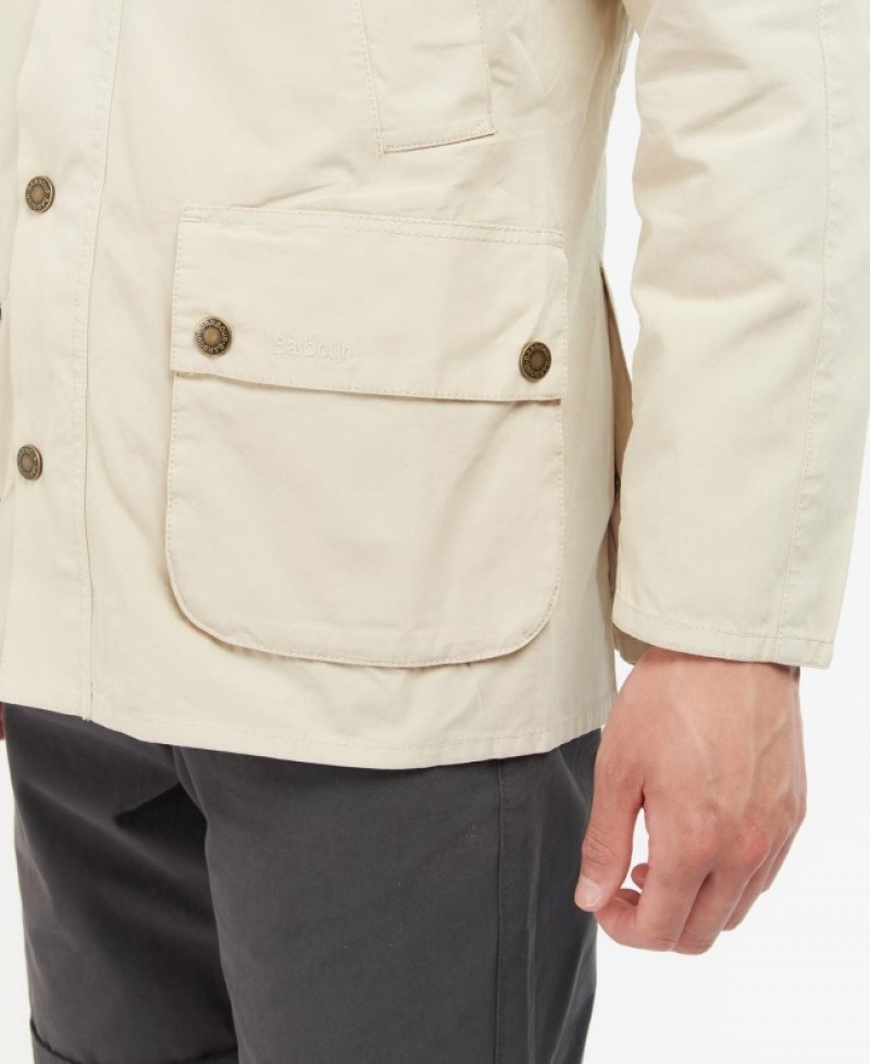 Chaquetas Casuales Barbour Ashby Hombre Creme Mexico | T5J02237