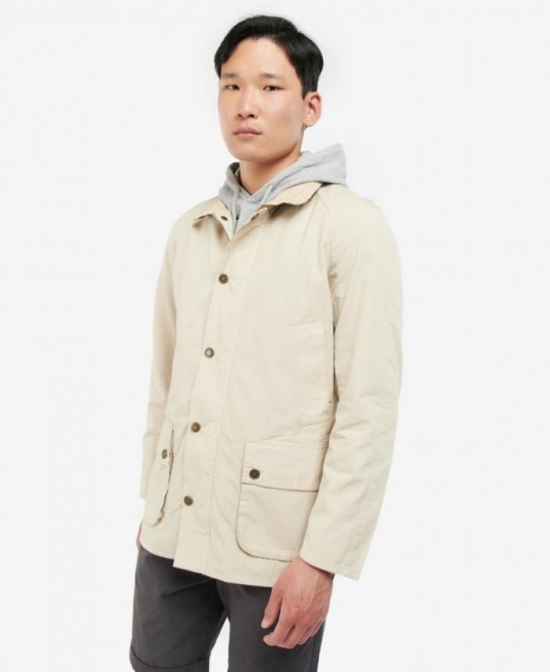 Chaquetas Casuales Barbour Ashby Hombre Creme Mexico | T5J02237