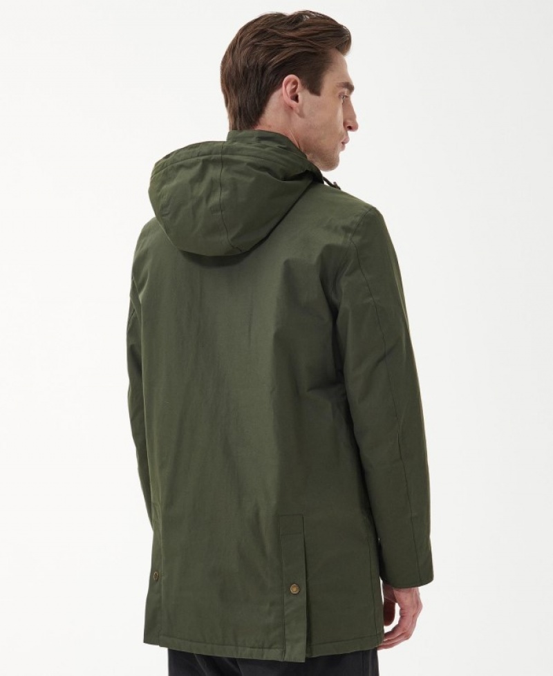 Chaquetas Casuales Barbour Chelsea Mac Hombre Verdes Mexico | Z6S19490