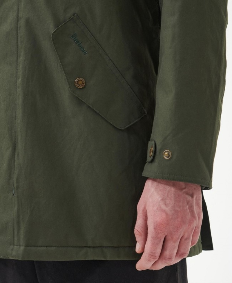 Chaquetas Casuales Barbour Chelsea Mac Hombre Verdes Mexico | Z6S19490