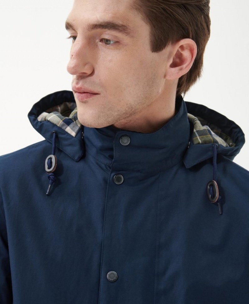 Chaquetas Casuales Barbour Chelsea Mac Hombre Azul Marino Mexico | W9Q64533