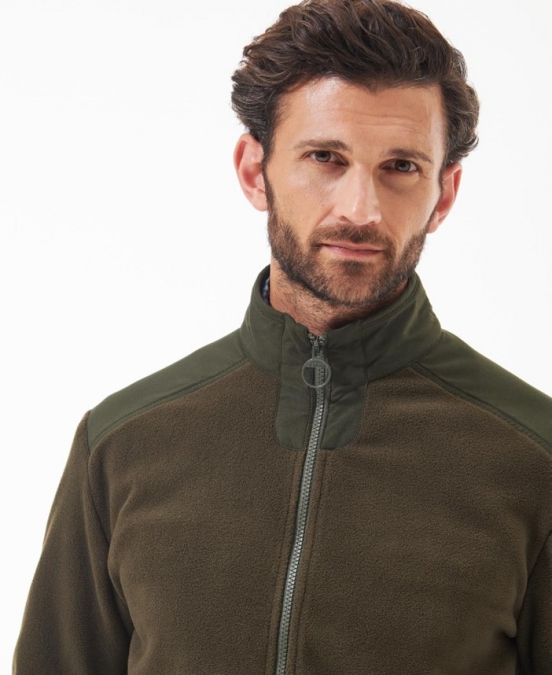 Chaquetas Casuales Barbour Country Fleece Hombre Verdes Mexico | F0R37094