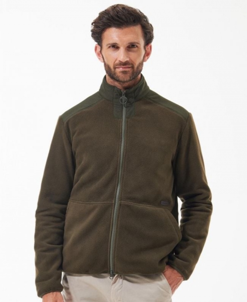 Chaquetas Casuales Barbour Country Fleece Hombre Verdes Mexico | F0R37094